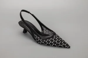 Premium Rhinestone Casual Ladies Heels