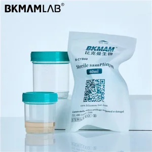PP Plastic Sample Container Bottle with Screw Cap Leakproof Sterile Urine Cup