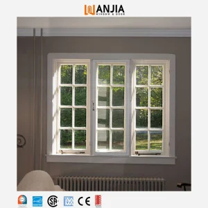 Best Selling UPVC Casement Double Glaze Window Thermal Break Hurricane Impact Windows PVC Window