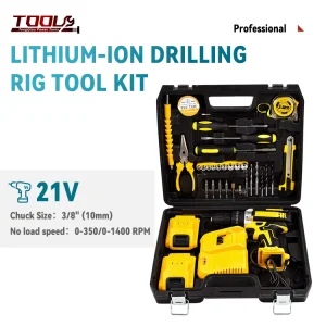 Portable Cordless Electric Drill Set Multi-Tools