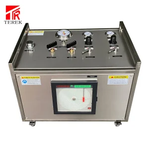 High Flow Hydraul Test Bench Reciprocating Type Liquid Booster Filling Transfer Pump with Recorder