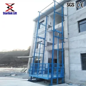 Customized Hydraulic Warehouse Cargo Lift with Load Capacities of 1000kg, 2000kg, 3000kg and 5000kg, Freight Elevator, Vertical Hydraulic Goods Lift