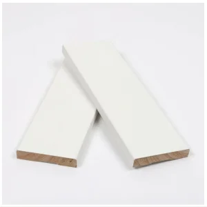 Molduras Pared Wholesale Waterproof White Decorative Primed Wood Moulding Decoration Wall Trim Baseboard Wood Molding Moulding