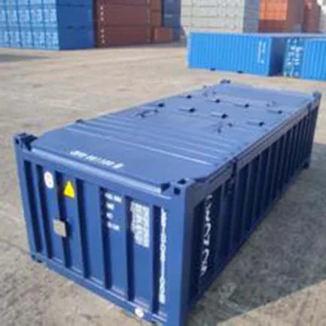 Half Height Container Steel Lid Cover 6mm Steel Floor 20 Feet Open Top Shipping Container for Mining