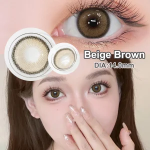 Hot Sales Custom Packaging Eye Lenses Box Color Contact Lens Case OEM Paper Boxes Freshgo Cosmetic Eye Wear Makeup Products
