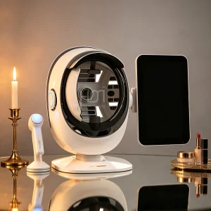 2026 3D Facial Skin Test Scanner Analyzer Ai Smart Detector Magic Mirror 15.6" Touch Screen Home Wrinkle &amp; Acne Analysis WiFi