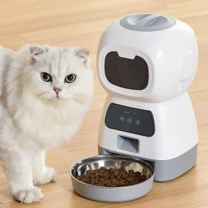 Pet Suppliers 3.5L Cat Dog Feeder with Timed Feeding Voice Recording