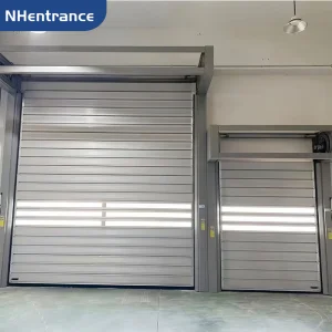 Aluminum Electric Automatic Spiral Roller Shutter Roll up High Speed Industrial Commercial Garage Door