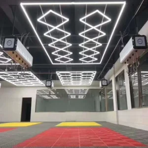 DIY LED Hexagonal Garage Lighting