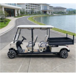 Factory Supply 4 Seat Electric Tool Cart, Ideal for Maintenance Crew Transport with Cargo Space in Large Parks and Airports