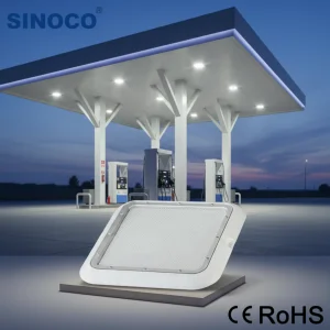 60W LED Canopy Light Fixture HID/HPS Replacement IP65 Waterproof Outdoor Light for Gas Station Warehouse CE/RoHS Certified