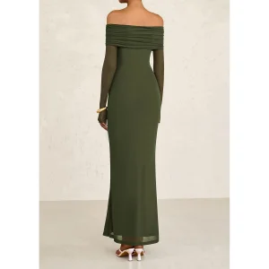 Elegant Long Sleeve Maxi Dress