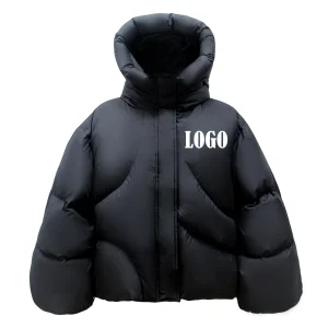 Women's Down Coats Winter Goose Down Jacket Women Outdoor Coat Extra Short Winter White Goose Down Crop Puffer Jacket For Ladies