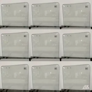 Optical Clear Windproof Excavator Fit Tempered Glass for Construction Machine for Bulldozers