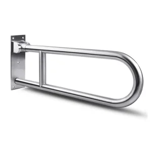Flip up Grab Bars Handicap Toilet Rails for Bathroom