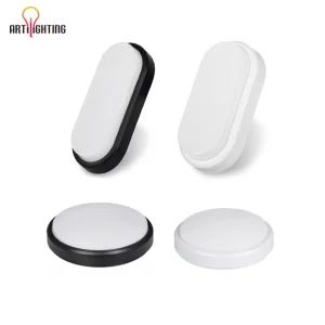 Tri Proof Light Fixture Outdoor IP65 Wall Lamp Indoor LED Ceiling Bulkhead Light for Courtyard Corridor Bathroom Kitchen Home Hotel Luminaires Lighting