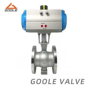 forged steel v-port valve