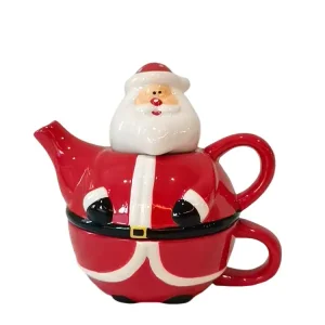 jiashun Santa - Shaped Dolomite Ceramic Teapot