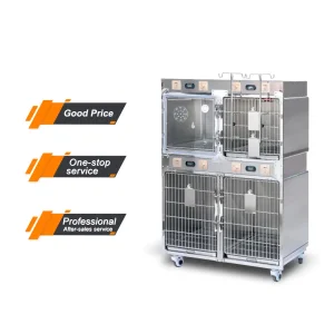 ICU Stainless Steel Pet Hospital Veterinary Dog Cat Animal Clinic Therapy Cages