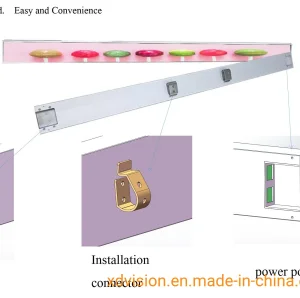 pH1.875 P1.875 pH1.8 P1.8 603*62*25mm RGB Full Color COB LED Ticker Shelf LED Display