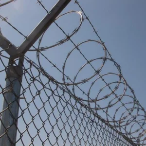 High Carbon Steel Bto22 Concertina Razor Wire, High Tensile Strength Razor Barbed Wire for Industrial Security