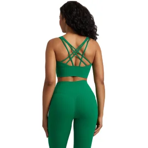 Recycle Eco Friendly Sustainable Workout Gym Fitness Set for Women,2 Piece Yoga Outfits Active Sets Women Sport Wear