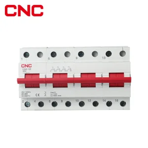 63A 80A 100A Isolador à Prova d'Água de Alta Tensão Isolador Modular à Prova de Intempéries 125A Interruptor de Comutação