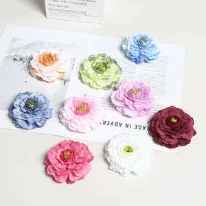 Nursery Rhyme Artificial Flower Decoration Export Quality Customer Praise Elegant Packaging Wholesale Supply Bulk Discount Stock Peony