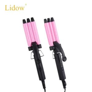 Mini Portable Triple Barrel Hair Waver Iron