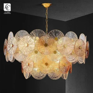 Modern Vintage Glass Chandeliers Lighting for Home Hotel Restaurant Villa Cafe