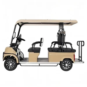 Streamlined Design Quiet Operation Campus Commuting Construction Site Transport 4 6 Seater Golf Cart Electric Golf Cart