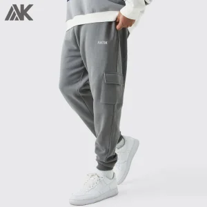 Custom Man High Quality Pockets Running Fitness Gym Training Sweatpants Wholesale Oversize Loose Fit Athletic Men's Joggers