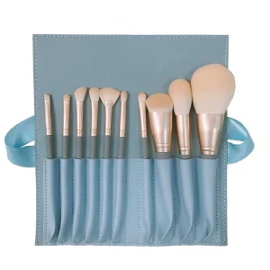 Wholesale 10pcs Premium Cosmetic Brush Foundation Blush Concealer Eyeshadow Eyebrow Highlight Make up Brush Set