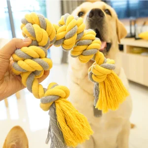Eco Friendly Thug Chewy Tough Rope Pet Dog Tug of Wars Toy