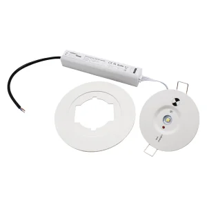 Reliable Emergency Lighting - Non-Maintained, Recessed Design, 220V, IP20, Aluminium Frame, Indoor Safety Solution