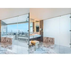 Office Privacy Smart Glass Electrical Dimming Opaque Pdlc Smart Glass Film Switchable