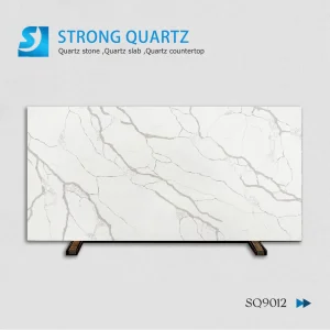 Calacatta White Artificial Quartz Stone Slabs for Home Decoration/Commercial Project