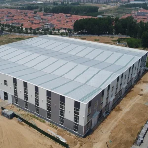 Prefabricated Steel Structure Building with Sandwich Panel Insulation for Temperature-control Storage Warehouse &amp; Workshop
