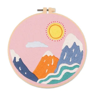 Sunset Scenery DIY Adult Beginner Cross Stitch Kit