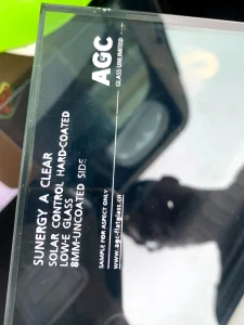 AGC Sunergy with Low Emissivity and Solar Control as Single Pane Glass