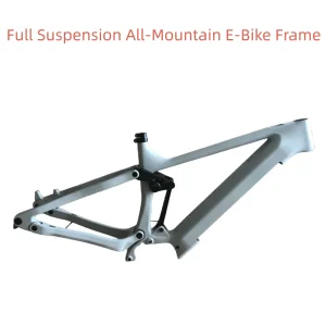 29er Carbon Suspension Electric Mountain Bike Frame 148X12mm Dropout