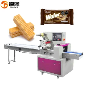 Horizontal Wafer Biscuit Pillow Bag Flow Packing Machine