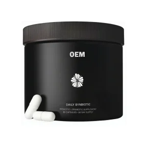 OEM Healthy Dietary Supplements Gut Supplement Capsules Probiotic Capsules 30 Day Dosage