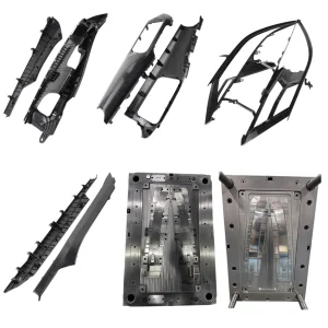 Customized High Quality Plastic Injection Mold OEM Factory PC ABS Nylon ASA Automotive Part Vehicle Interior Components ISO9001