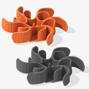 Designable Soft Elastic Eco-Friendly Silicone Slow Feeder Dog &amp; Cat Bowl with Suction Cups Training Licking Dish