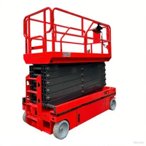 Gp 14m Electric Scissor Lift - Zero Emission &amp; 300kg Capacity for Industrial and Construction Use