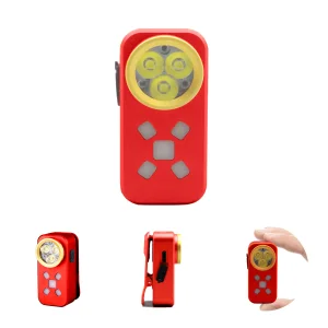 Vivid Red Compact Clip-On Multi-Functional Magnetic