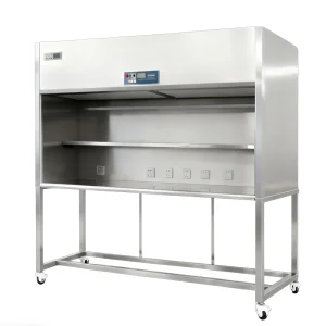 Class 100 Horizontal Laminar Flow Cabinet HEPA H14 Filter 99.995% For GMP Cell Culture Production Line &amp; Biopharm Workshop