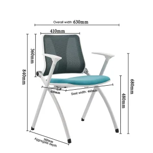 European Ergonomic Fabric Conference Room Folding Chair