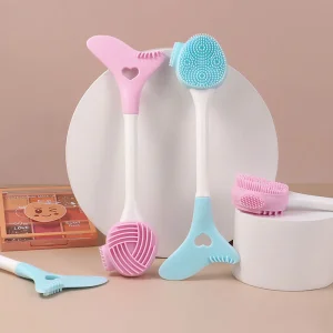 Cepillo Exfoliante de Silicona para Limpieza Facial